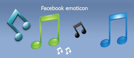 Facebook emoticon nota musicale