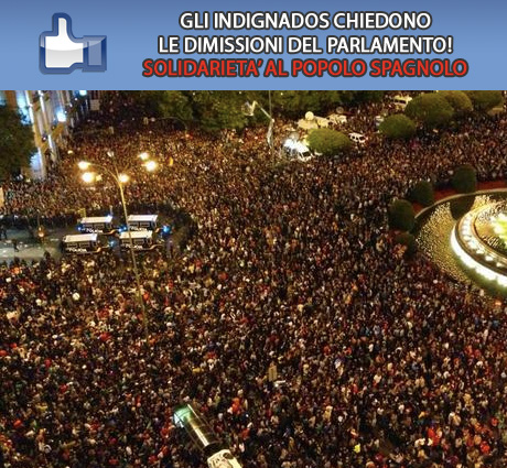 Indignados Madrid 25 Settembre 2012
