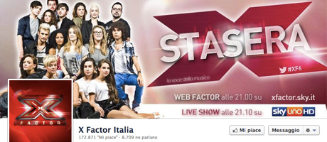 Facebook X Factor Italia