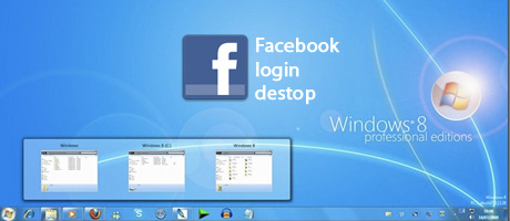 Facebook login desktop