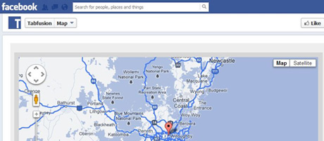 Tabfusion Facebook Maps