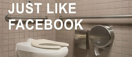 Toilet Just like Facebook