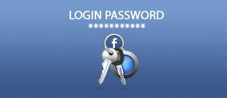 Facebook login password
