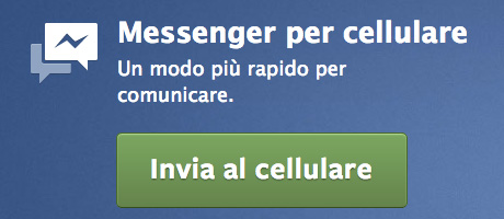 Facebook Messenger per cellulare