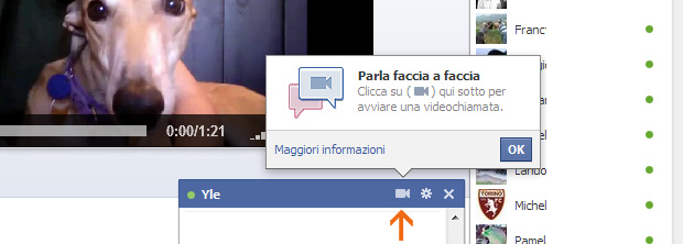 Parla Faccia a Faccia con Facebook