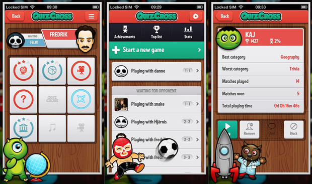 QuizCross Applicazione Smartphone