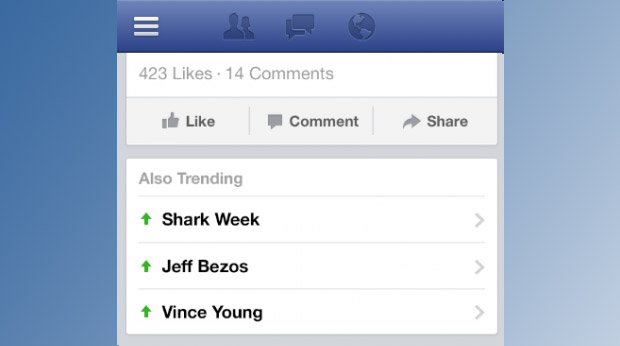 Facebook Trending Topic