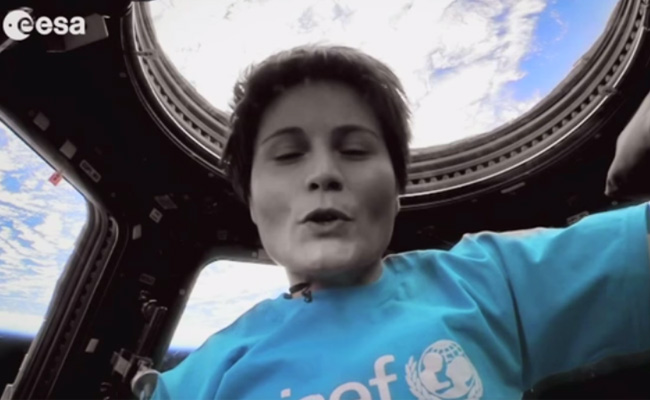 Samanthe Cristoforetti Imagine Unicef